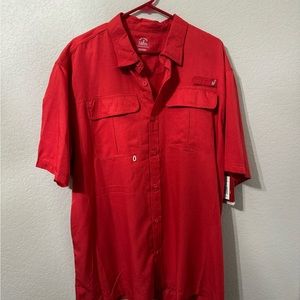 Men’s NWT Red Hook Lure Fishing Shirt Sz XL